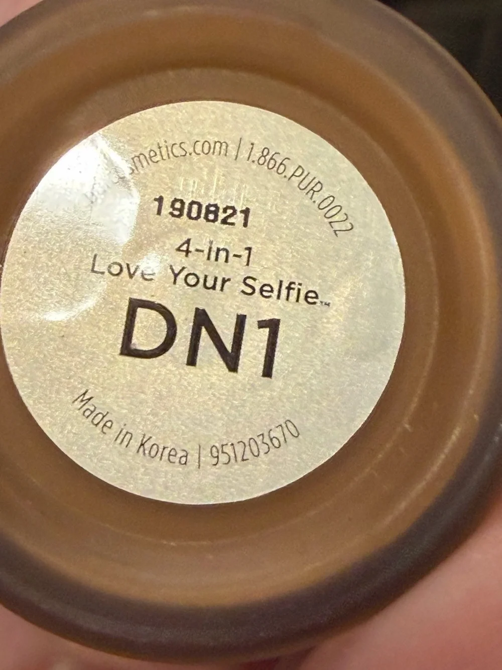 PUR MINERALS‎ 4 IN 1 Love Your Selfie Foundation & Concealer DN1 Longwear NEW